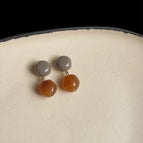 Green Amber-Silver Needle