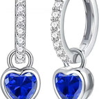 Style 9 [Dark Blue Diamond] / 925 Silver
