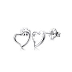 Silver / Hollow Heart