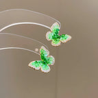 14# Silver Needle-Real Gold Plating-Gold/1.3*1.1cm-Green