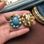 HE1090 Turquoise Ear Clip