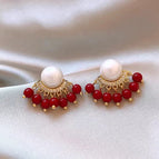 29# Pearl Tassel Earrings