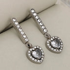 Heart Shape / Silver / 1 Pair/Package