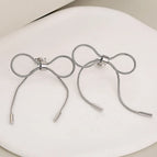 Bow 58 / Silver / 1 Pair/bag