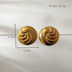 Golden, round