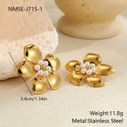 NMSE-J715-1 Gold Earrings
