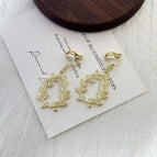 17#Ear Clip-Olive Branch Tassel