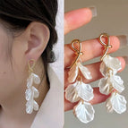 Long Shell Tassel Ear Clip