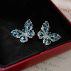 15#Silver Needle-Blue-Butterfly