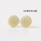 Yellow Round Lemon 925 Silver