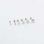 White AB Diamond / 1-0.8 Needle 6mm Rod 3mm Drill