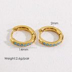 2 * 14mm Blue Diamond