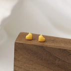 Yellow Little Hearts/1 Pair