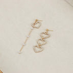 Multi-Heart Full Diamond Tassel