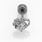 One Size / Silver / 3#