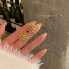 Dandelion Earrings Gold