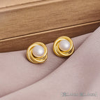 3#A Pair of Pearl Earrings (S925 Silver Needle)