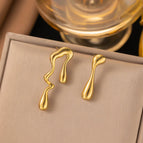 5 [Ag195] Types A and B Earrings Gold