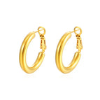 Solid 4.0 * 25mm Shrimp Male Buckle Gold