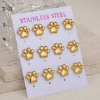 Footprints Ed88 / Gold / 6 Pairs/Card