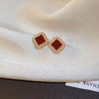 12# Silver Needle-Red Square