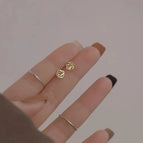 rose flower【Gold/1.3*1.1cm】