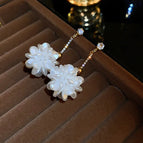 30# Silver Needle-White-Floral ball