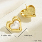 One Size / Gold / Red Heart