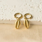 Gold Shell Earrings
