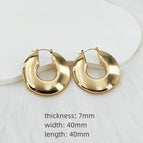 7mm*40mm / Gold / 1 Pair