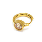 Golden, round Champagne Diamond