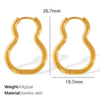 Eh827 Gold Earrings