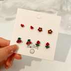 TC032-19 Red Cherry Love Four-Piece Set