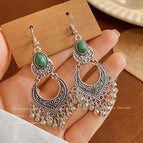 16-Green Crescent Ear Hook 536