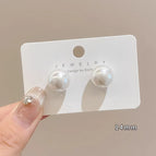 14#14mm-Pearl Stud Earrings