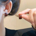79# Silver Needle-Wine red-Rectangle