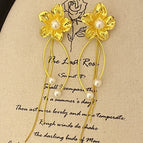 19# Gold Flower Stud Earrings (Aa2629)