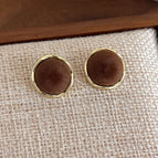 27643J Brown Round Shape