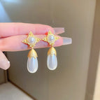 10# Silver Needle-Golden Pearl Water Drop Eggplant