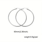Silver / 60mm Pair