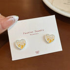 Yrw2 yellow and white love heart