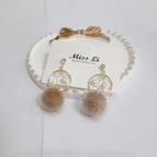 Silver Needle Earrings 292