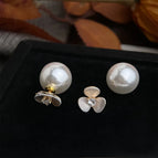 A Two-Way Wear Mother-of-Pearl Flower - Silver Needle