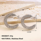 Steel Earrings 626