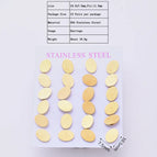 10.5x7.5mm / Oval / 12 Pairs/Package