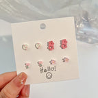 TC032-8 Plum Blossom Four-Piece Set-925 Silver Needle