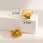 Pleated Square-Gold