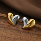 Gold and Silver Stitching / Red Heart