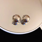 8# Ear Clip-Silver Doudou
