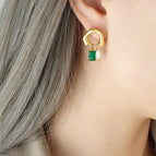 F697 Gold Earrings